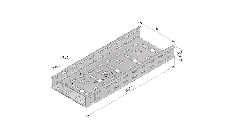 Kabelrinne integr. Verbinder