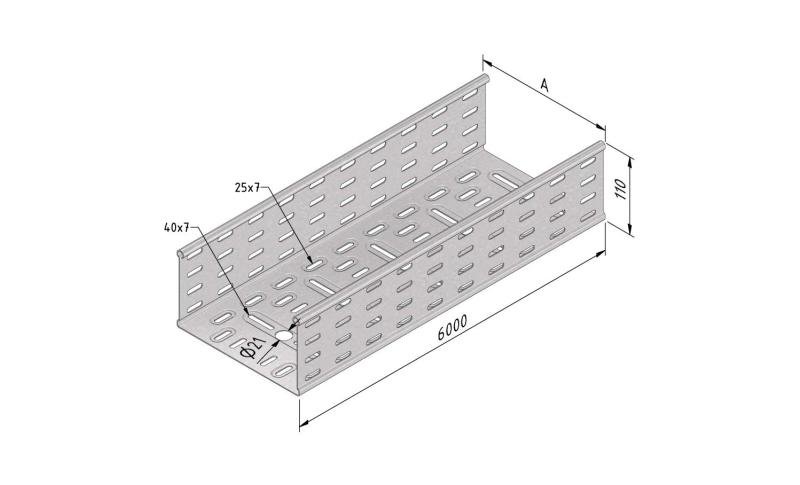 Cable Tray perforated