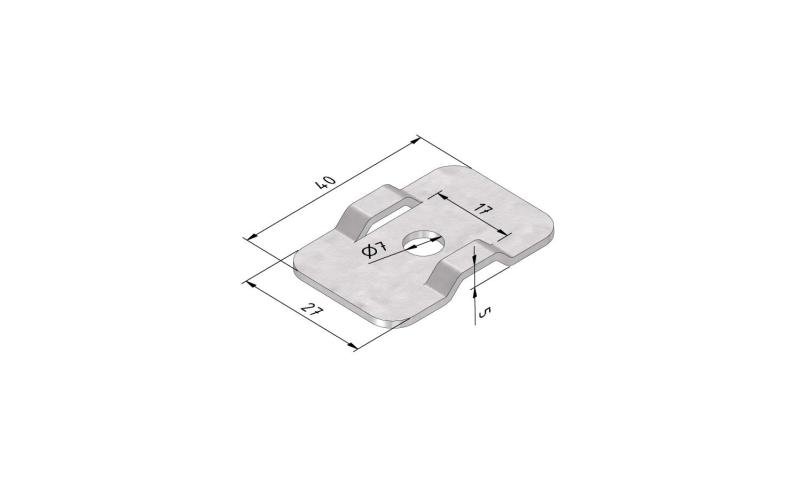 Mesh Tray W Fixation Piece