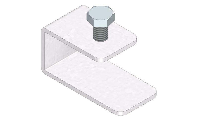 Gitterrinne U-Klemme