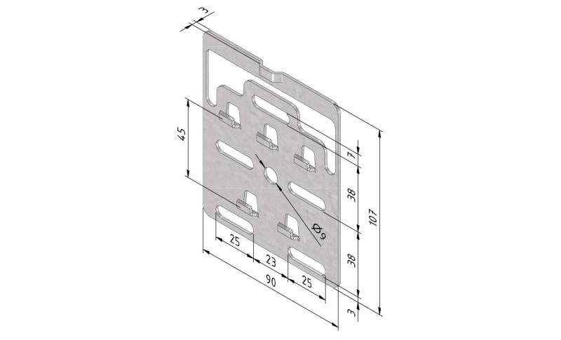 Wall bracket MTL60