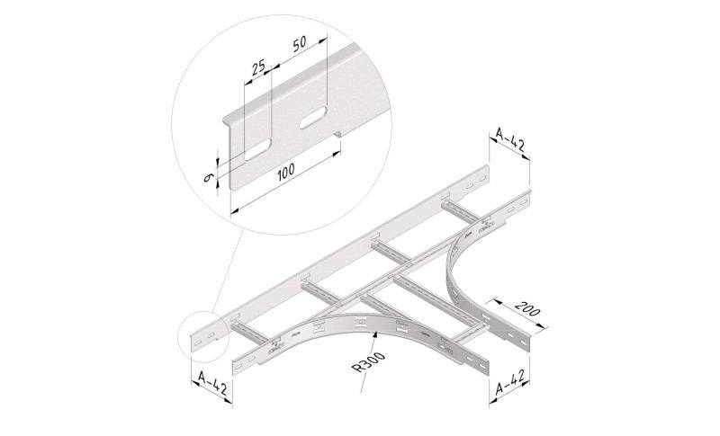 Pièce en T CLFI60