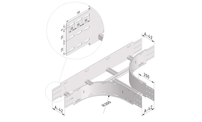 T-piece CLF160