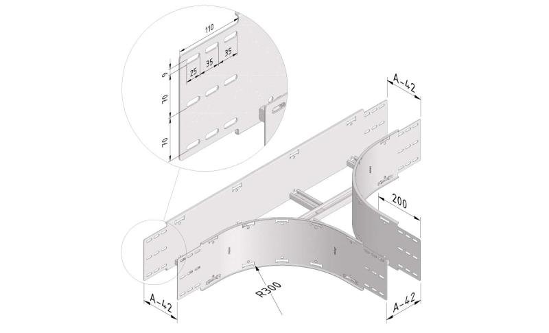 Pièce en T CLF200