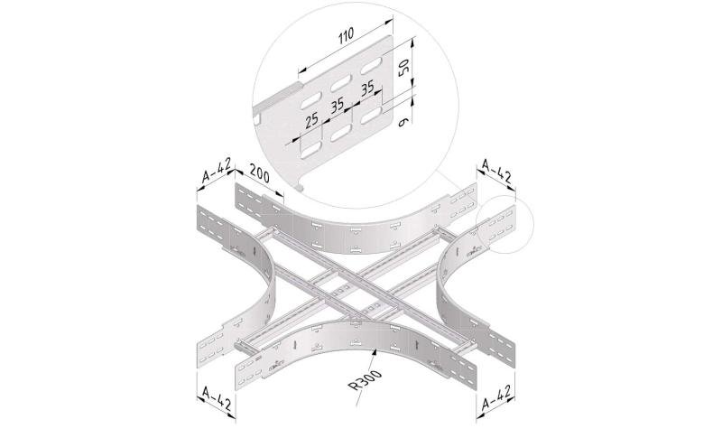 Pièce en X CLF110