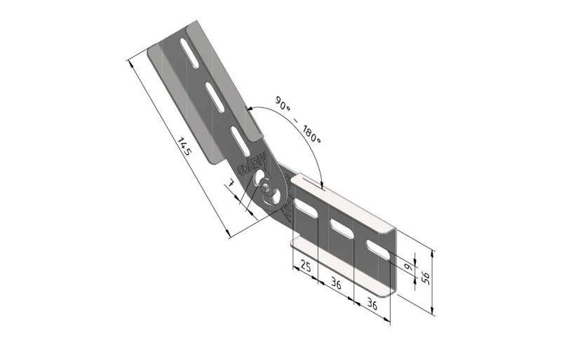 Verticale scharnier CLFI60