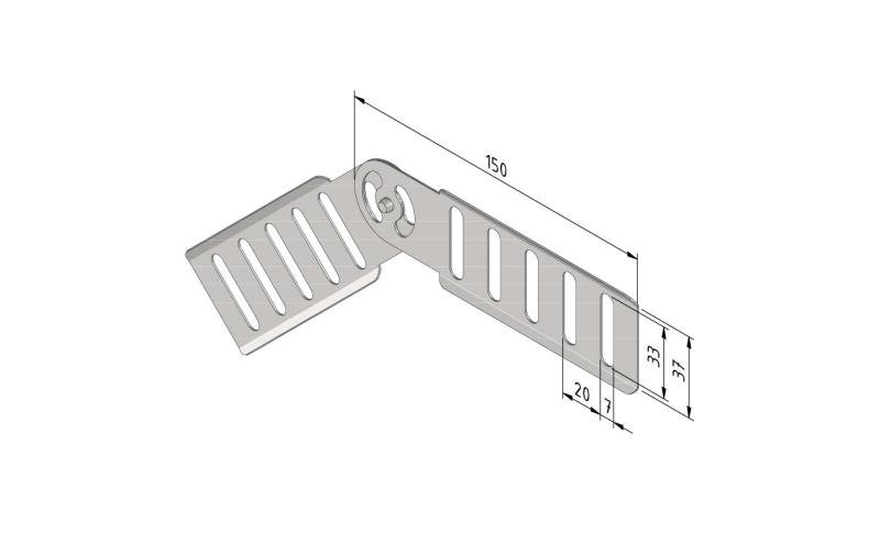 Cable Tray Vertical Hinge