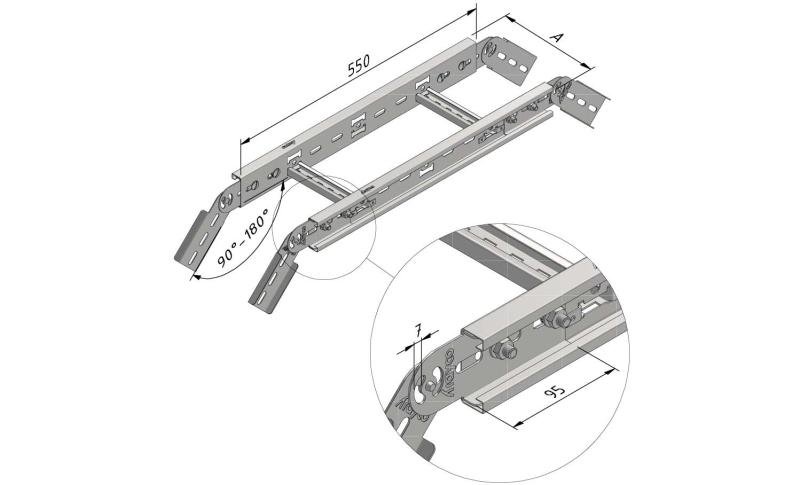 Steige-und Fallstück CLFI60