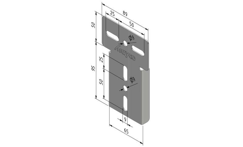 Verticale aftakhaak CLFI60
