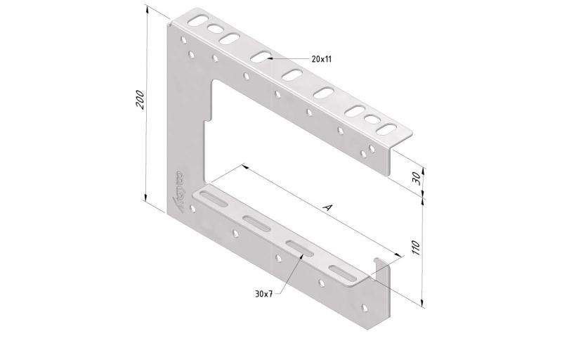 Etrier en C clipsable