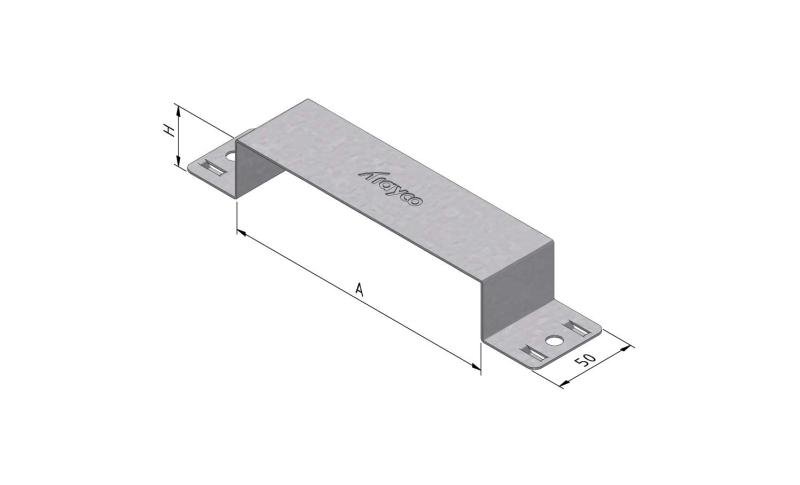 Floor duct fixation bracket