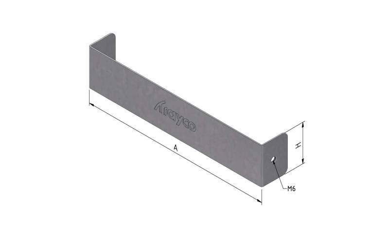 Floor duct end piece