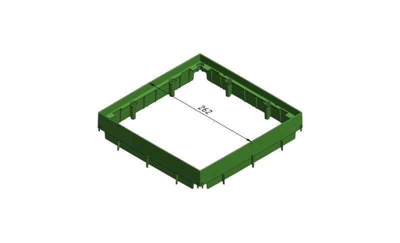 Cadre ajustable boîte de sol