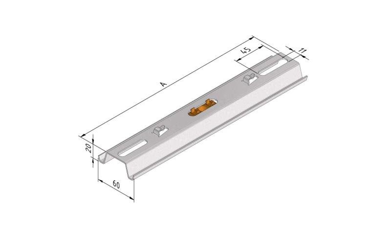 Treillis Etrier de fix. Omega